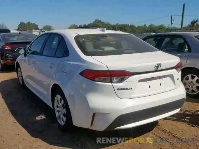 3 Photograph of a damaged car JTDEPRAE5LJ018606 TOYOTA COROLLA 2020