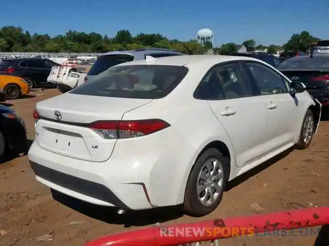 4 Photograph of a damaged car JTDEPRAE5LJ018606 TOYOTA COROLLA 2020