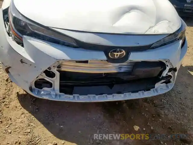 9 Photograph of a damaged car JTDEPRAE5LJ018606 TOYOTA COROLLA 2020