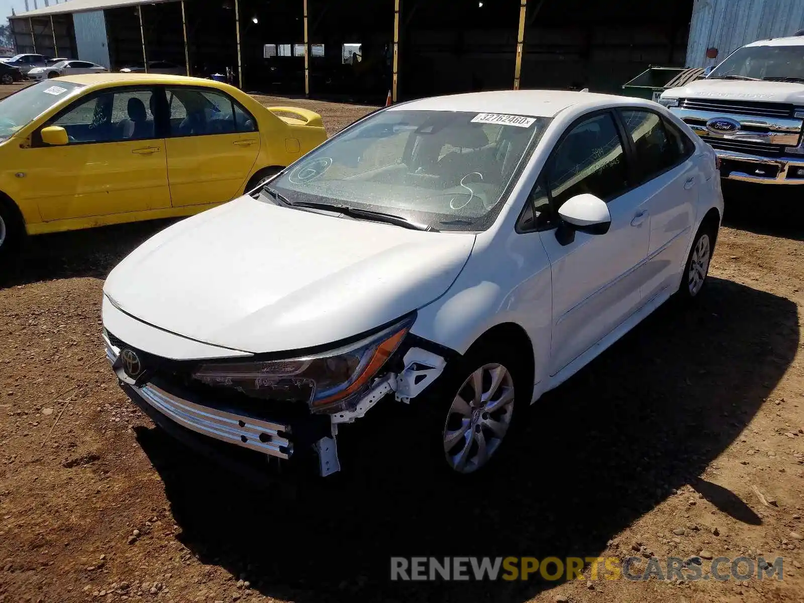 2 Photograph of a damaged car JTDEPRAE5LJ018749 TOYOTA COROLLA 2020