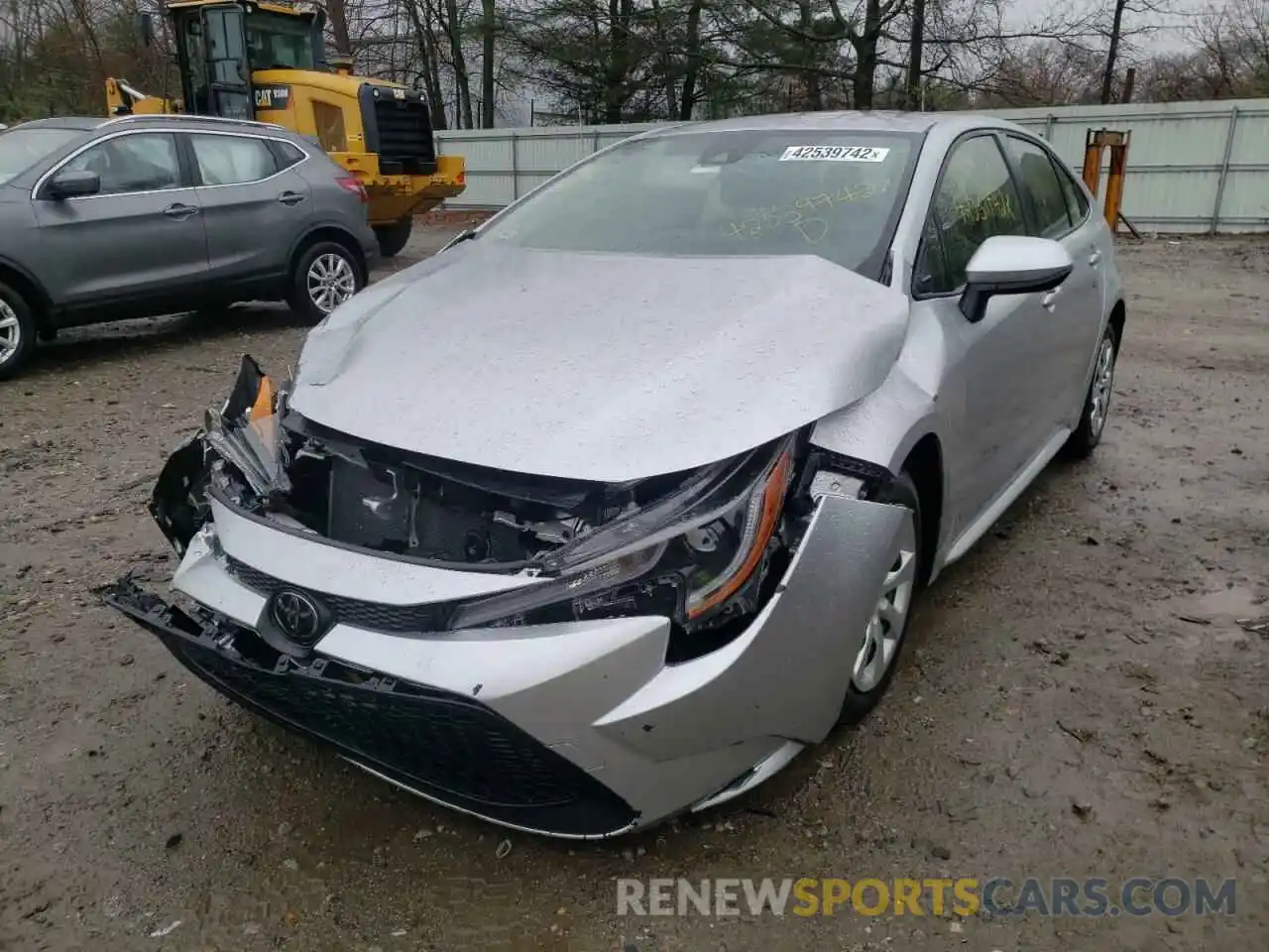 2 Photograph of a damaged car JTDEPRAE5LJ018783 TOYOTA COROLLA 2020