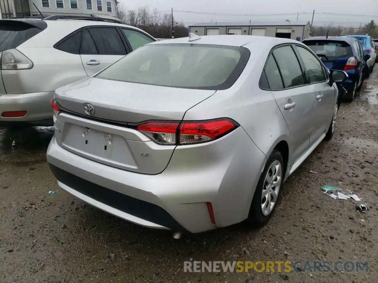 4 Photograph of a damaged car JTDEPRAE5LJ018783 TOYOTA COROLLA 2020