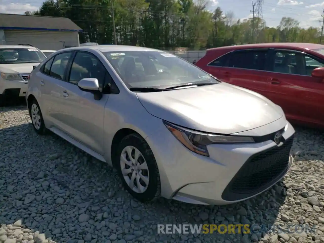 1 Photograph of a damaged car JTDEPRAE5LJ018959 TOYOTA COROLLA 2020