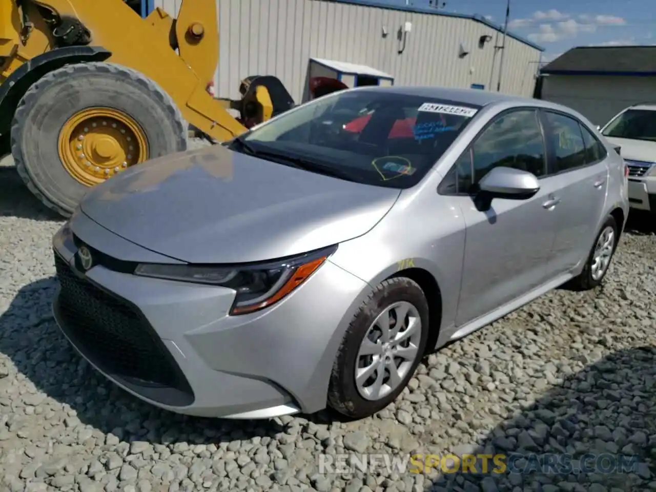 2 Photograph of a damaged car JTDEPRAE5LJ018959 TOYOTA COROLLA 2020