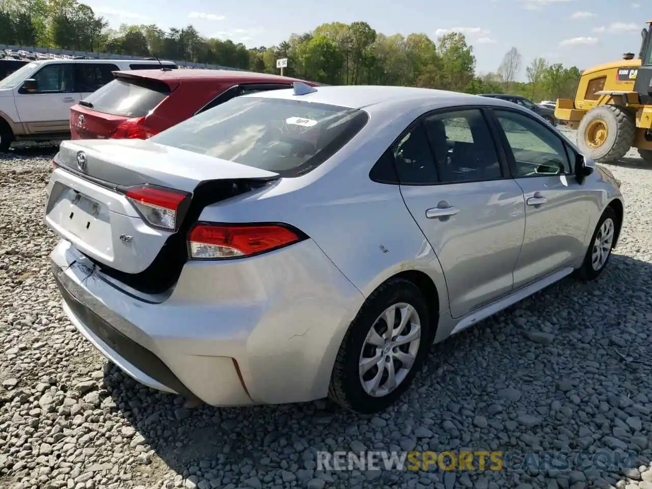 4 Photograph of a damaged car JTDEPRAE5LJ018959 TOYOTA COROLLA 2020