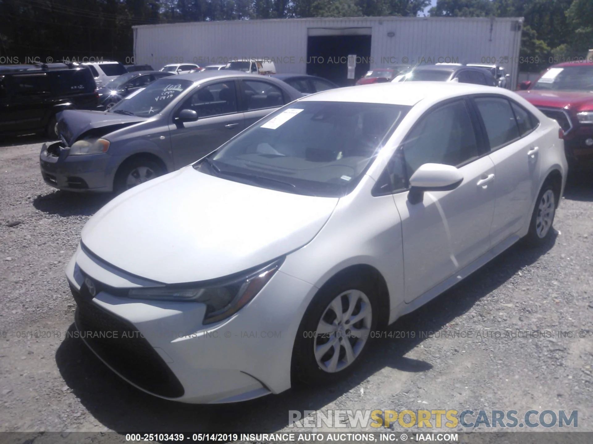 2 Photograph of a damaged car JTDEPRAE5LJ019013 TOYOTA COROLLA 2020