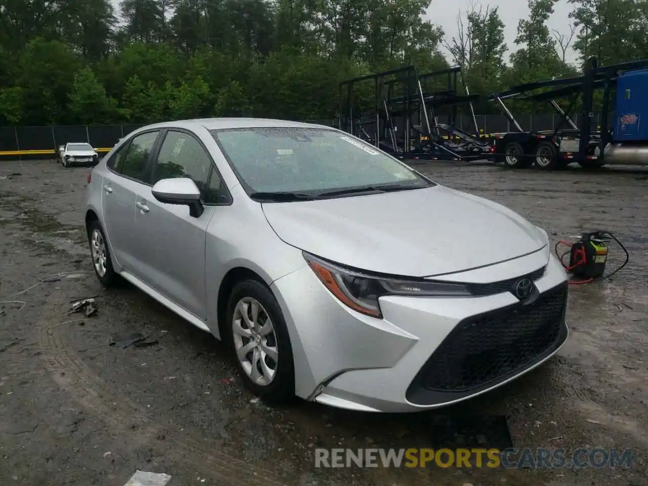 1 Photograph of a damaged car JTDEPRAE5LJ019545 TOYOTA COROLLA 2020