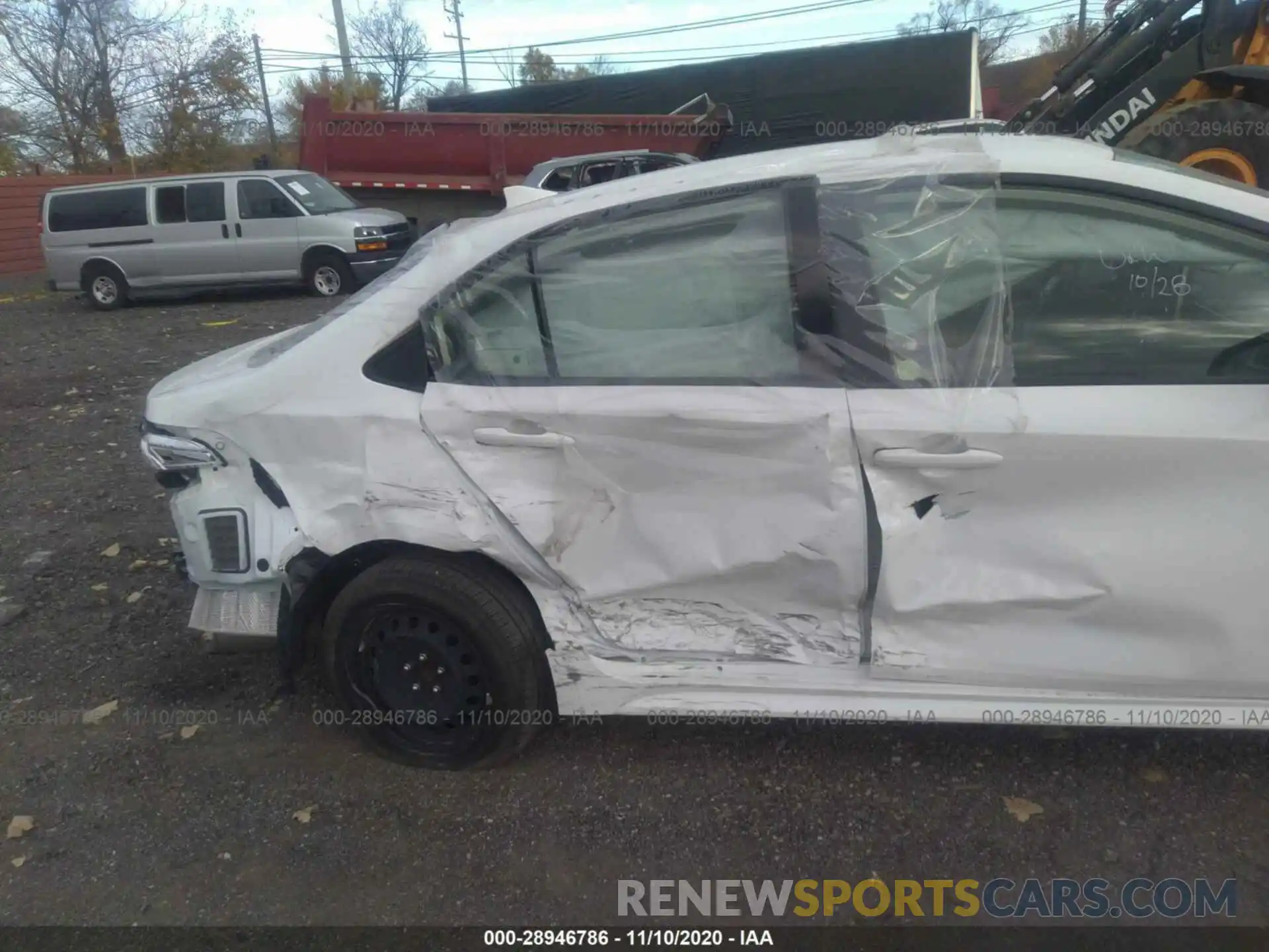 6 Photograph of a damaged car JTDEPRAE5LJ020209 TOYOTA COROLLA 2020