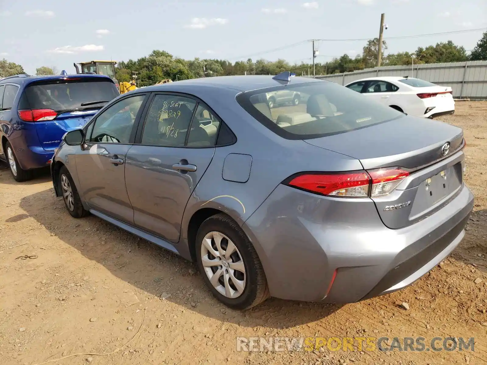 3 Photograph of a damaged car JTDEPRAE5LJ020341 TOYOTA COROLLA 2020