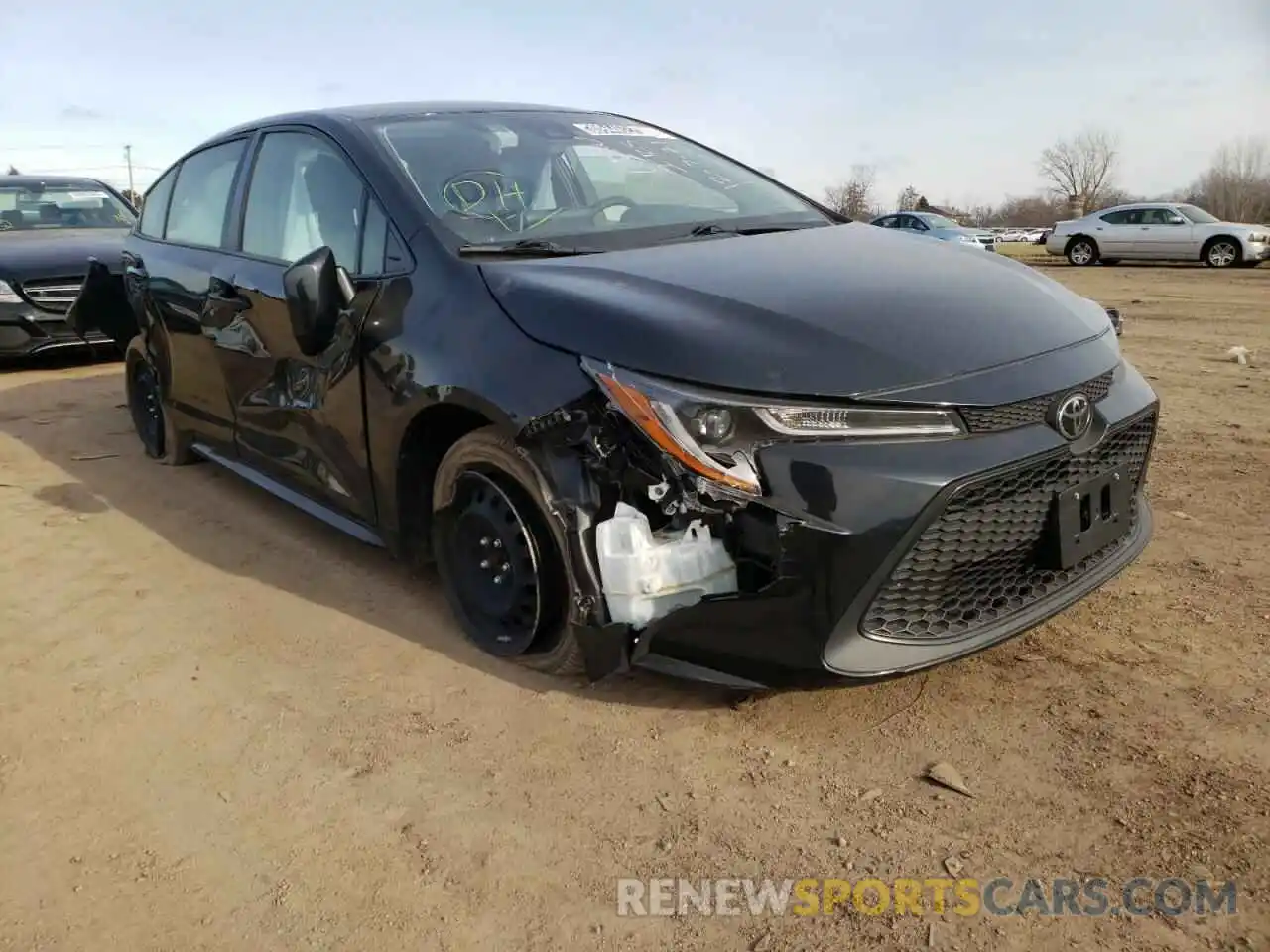 1 Photograph of a damaged car JTDEPRAE5LJ020369 TOYOTA COROLLA 2020