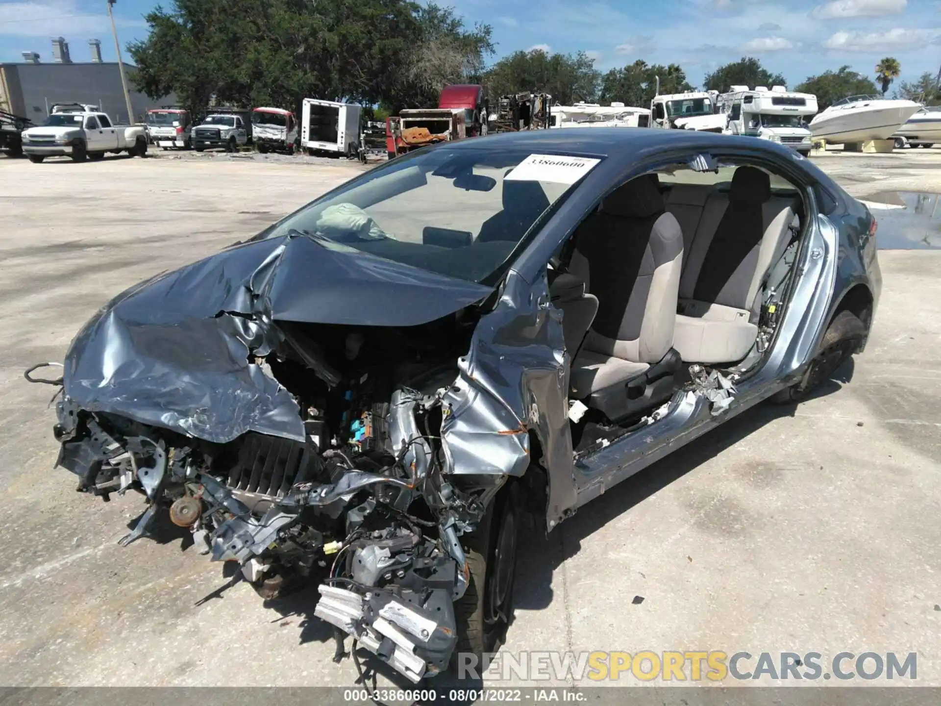 6 Photograph of a damaged car JTDEPRAE5LJ021358 TOYOTA COROLLA 2020