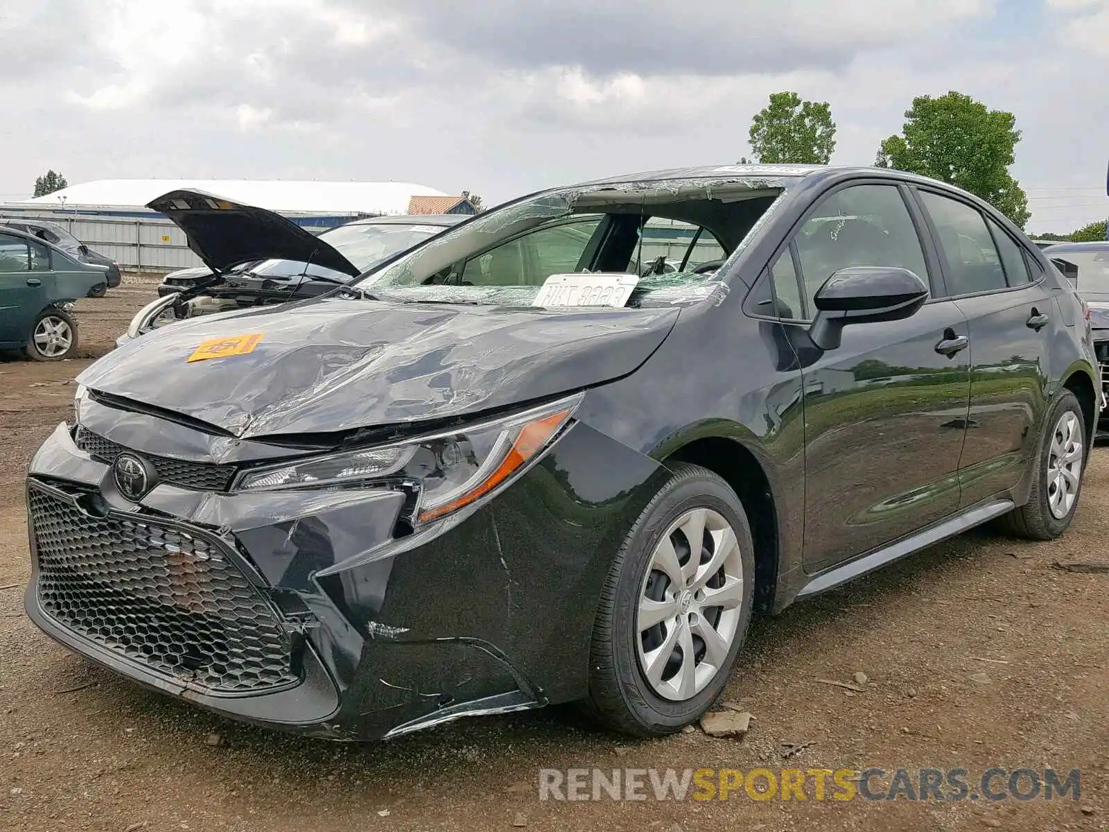 2 Photograph of a damaged car JTDEPRAE5LJ021523 TOYOTA COROLLA 2020