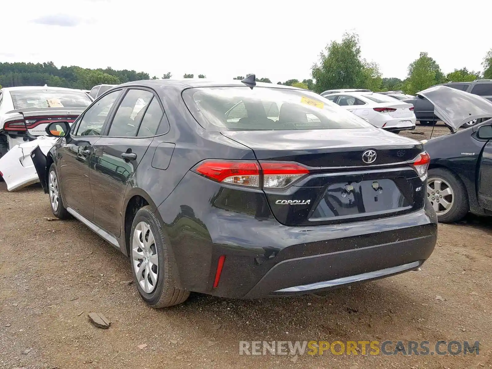 3 Photograph of a damaged car JTDEPRAE5LJ021523 TOYOTA COROLLA 2020