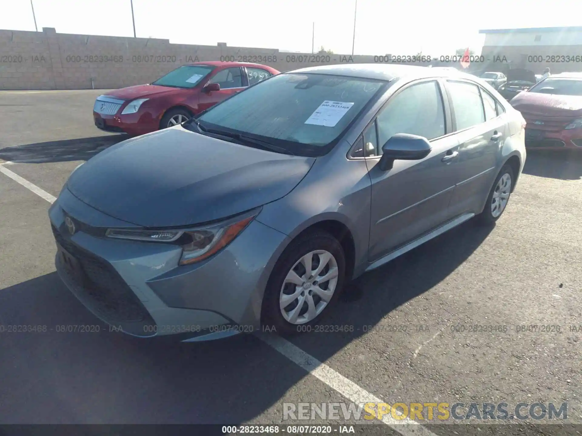 2 Photograph of a damaged car JTDEPRAE5LJ021604 TOYOTA COROLLA 2020