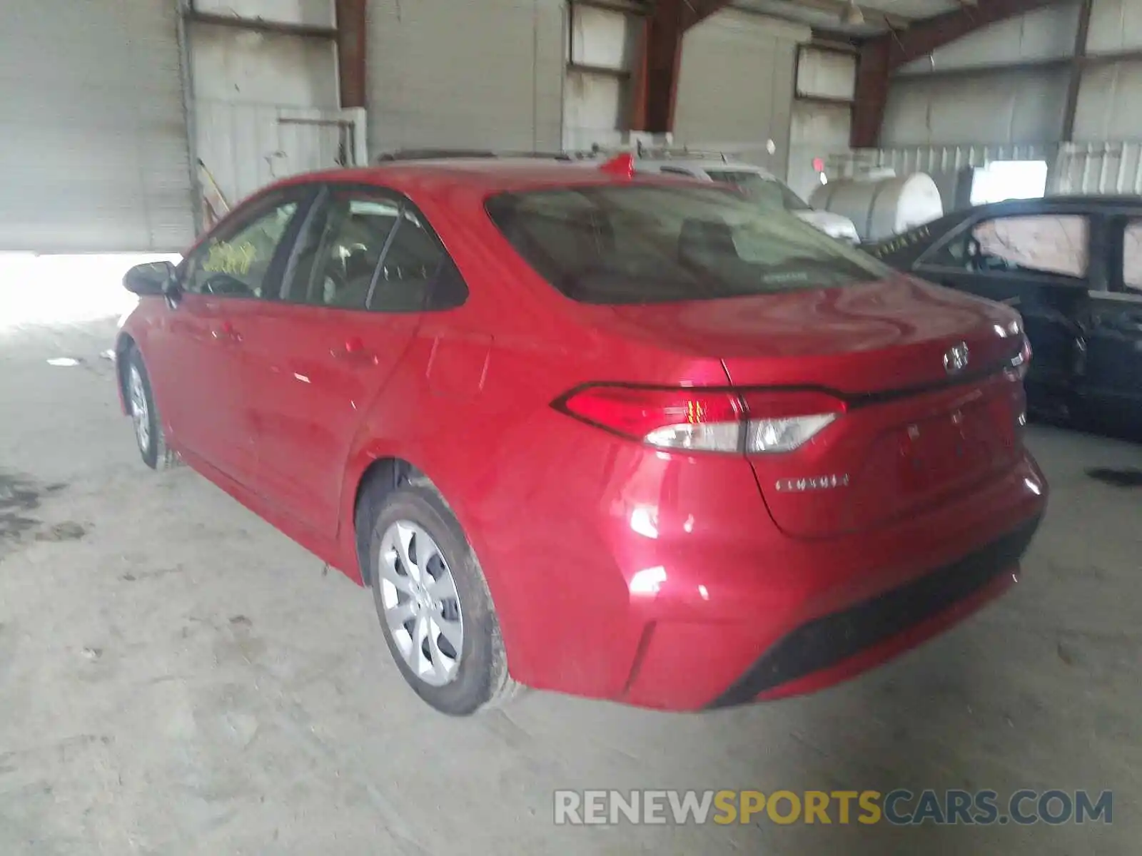 3 Photograph of a damaged car JTDEPRAE5LJ021683 TOYOTA COROLLA 2020