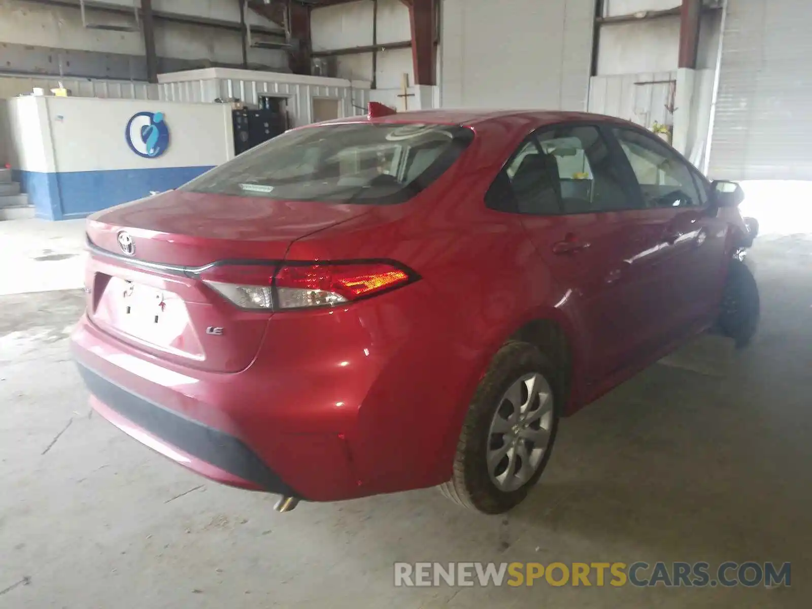 4 Photograph of a damaged car JTDEPRAE5LJ021683 TOYOTA COROLLA 2020