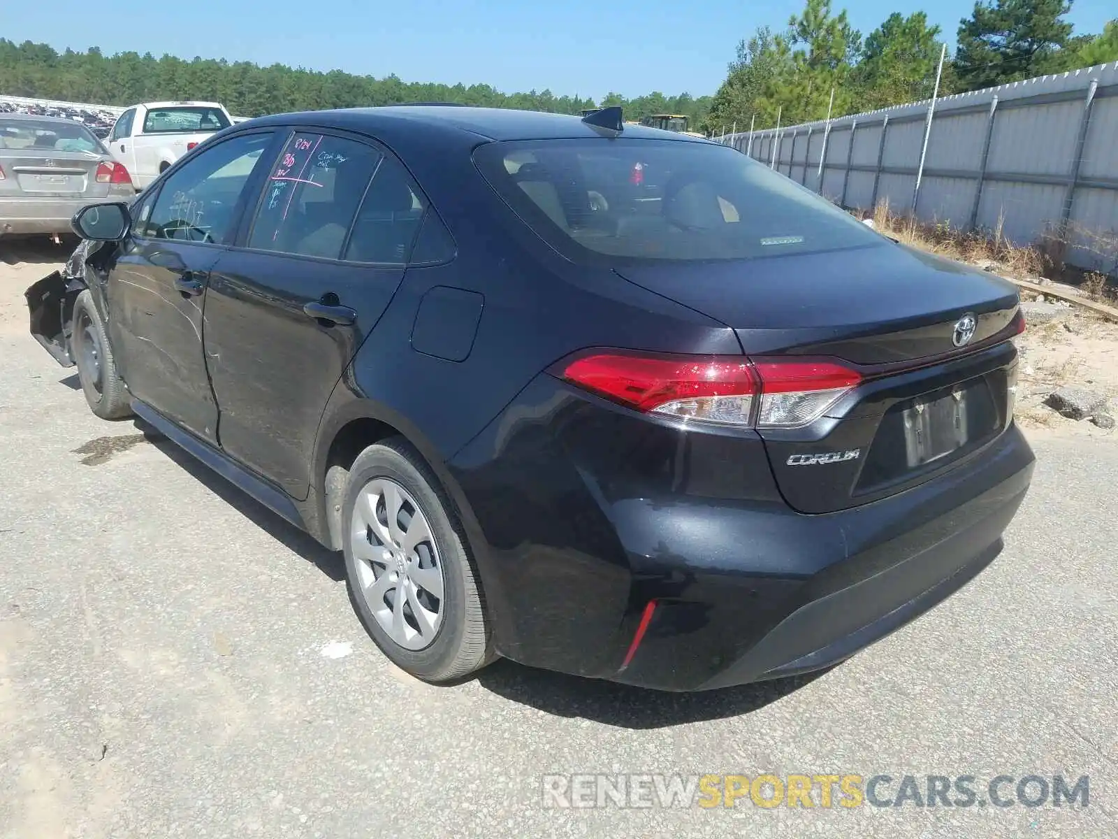 3 Photograph of a damaged car JTDEPRAE5LJ021716 TOYOTA COROLLA 2020