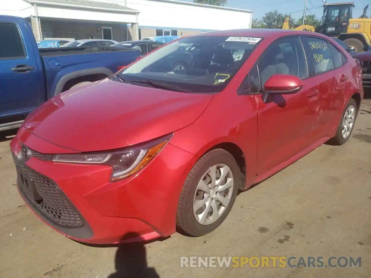 2 Photograph of a damaged car JTDEPRAE5LJ021764 TOYOTA COROLLA 2020