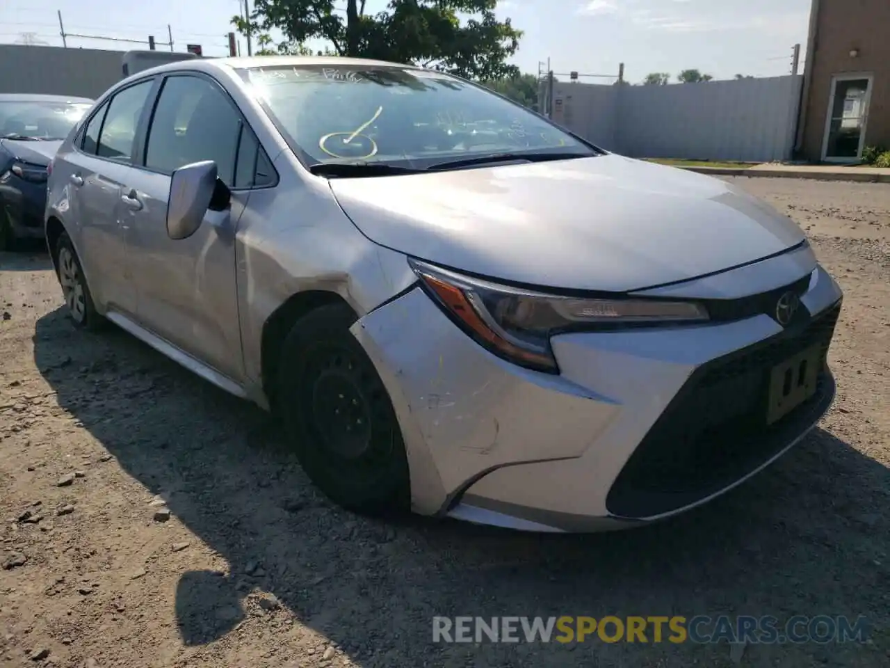 1 Photograph of a damaged car JTDEPRAE5LJ021828 TOYOTA COROLLA 2020