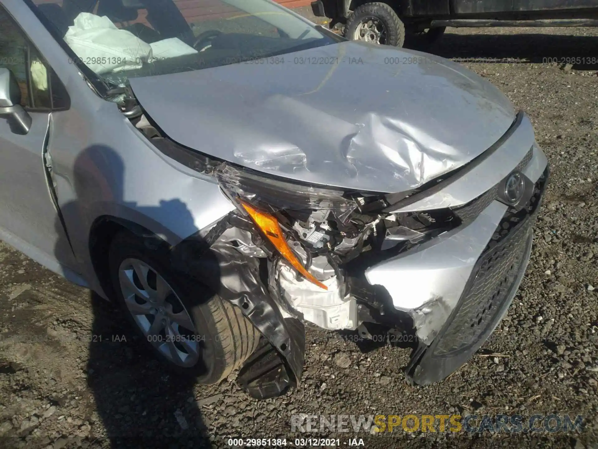 6 Photograph of a damaged car JTDEPRAE5LJ022025 TOYOTA COROLLA 2020