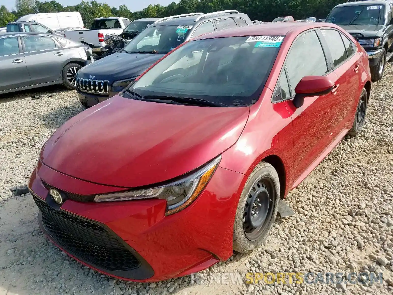 2 Photograph of a damaged car JTDEPRAE5LJ022204 TOYOTA COROLLA 2020