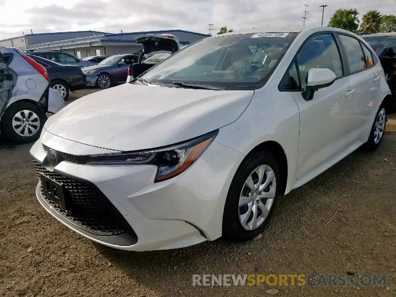 2 Photograph of a damaged car JTDEPRAE5LJ022428 TOYOTA COROLLA 2020