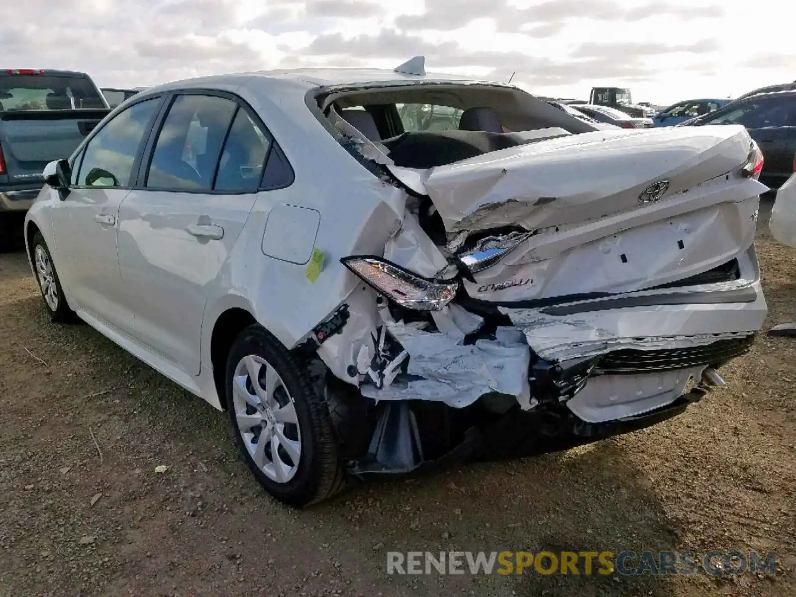 3 Photograph of a damaged car JTDEPRAE5LJ022428 TOYOTA COROLLA 2020