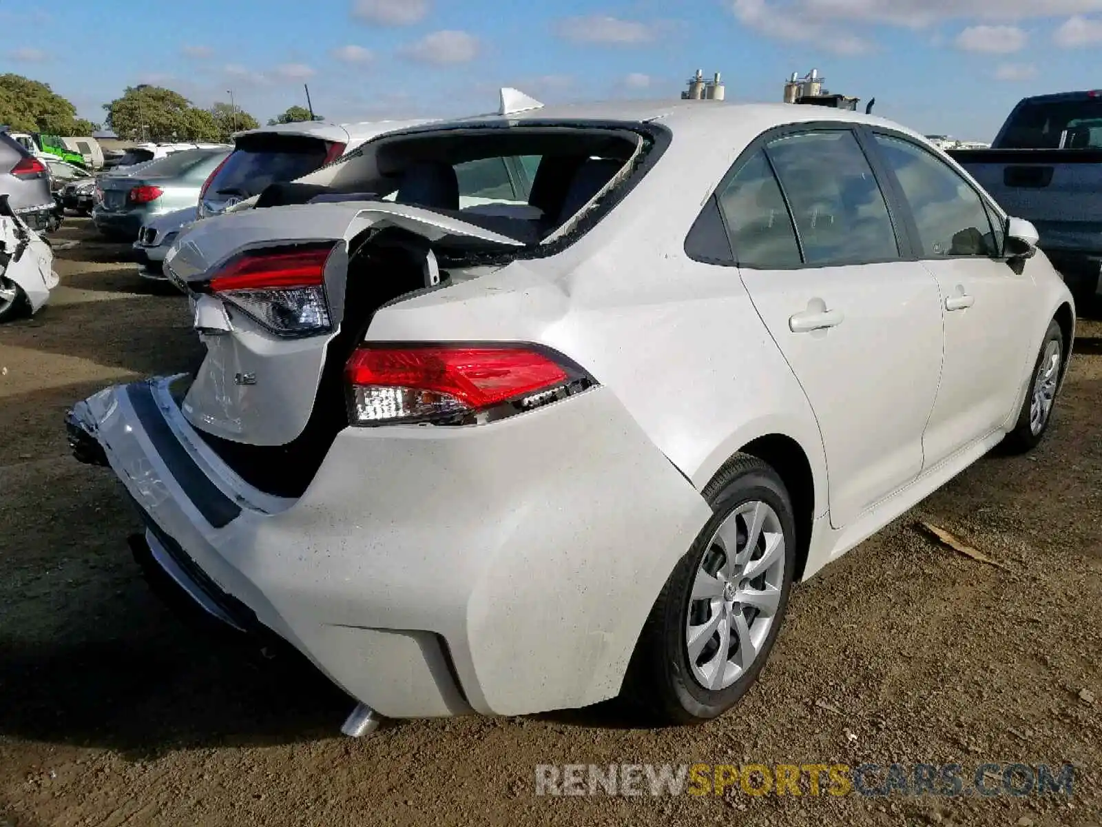 4 Photograph of a damaged car JTDEPRAE5LJ022428 TOYOTA COROLLA 2020