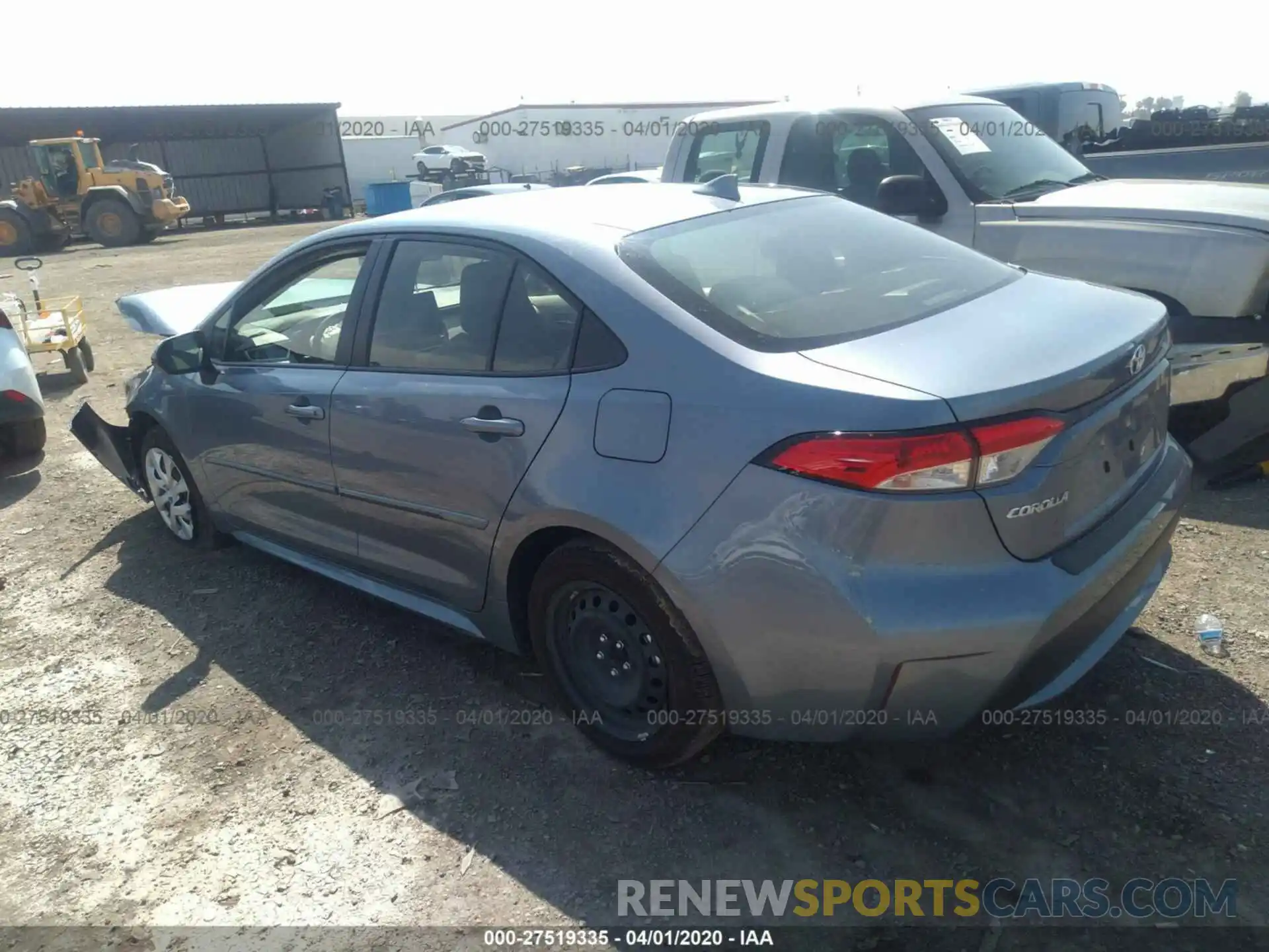 3 Photograph of a damaged car JTDEPRAE5LJ022493 TOYOTA COROLLA 2020