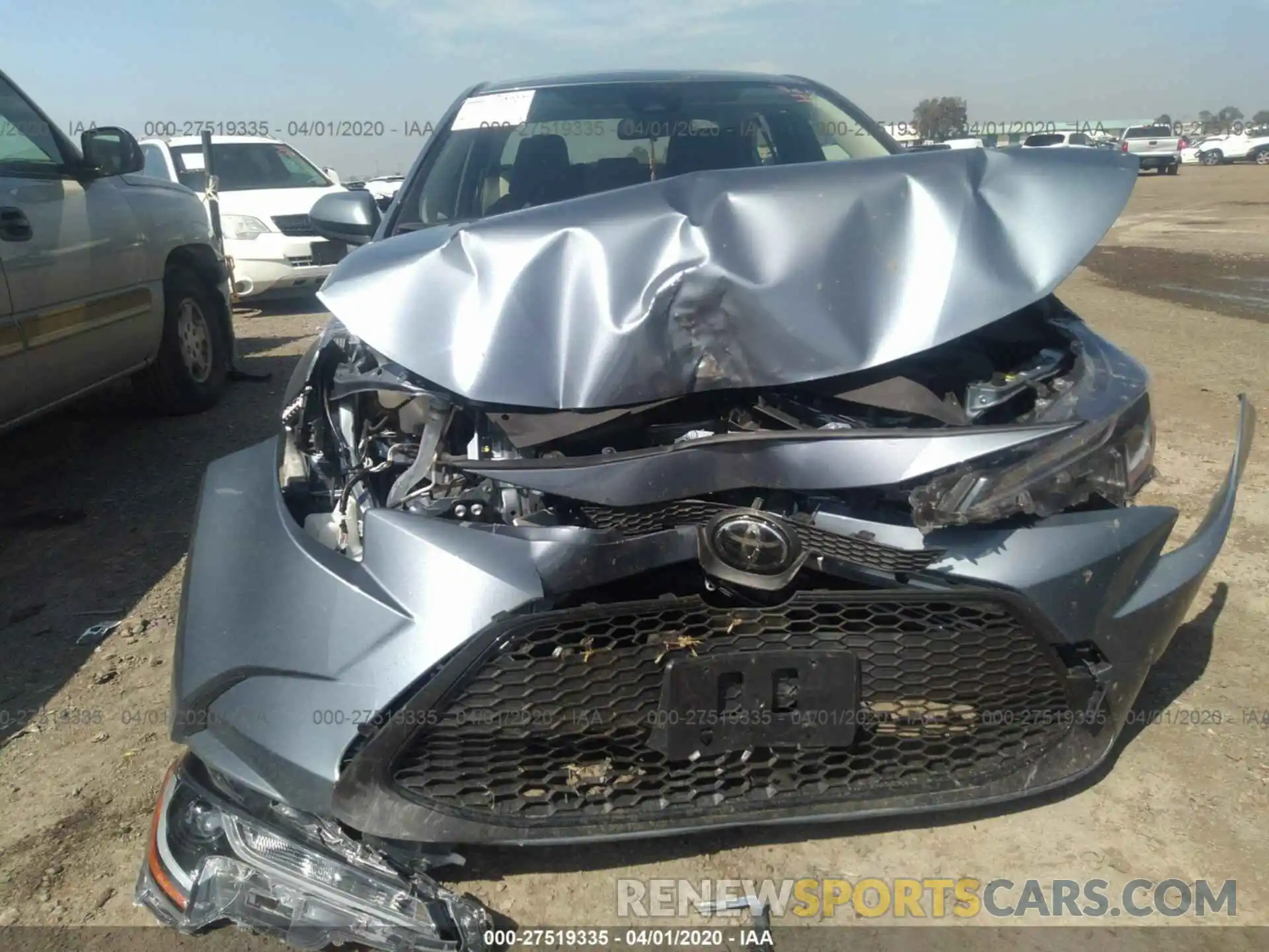 6 Photograph of a damaged car JTDEPRAE5LJ022493 TOYOTA COROLLA 2020