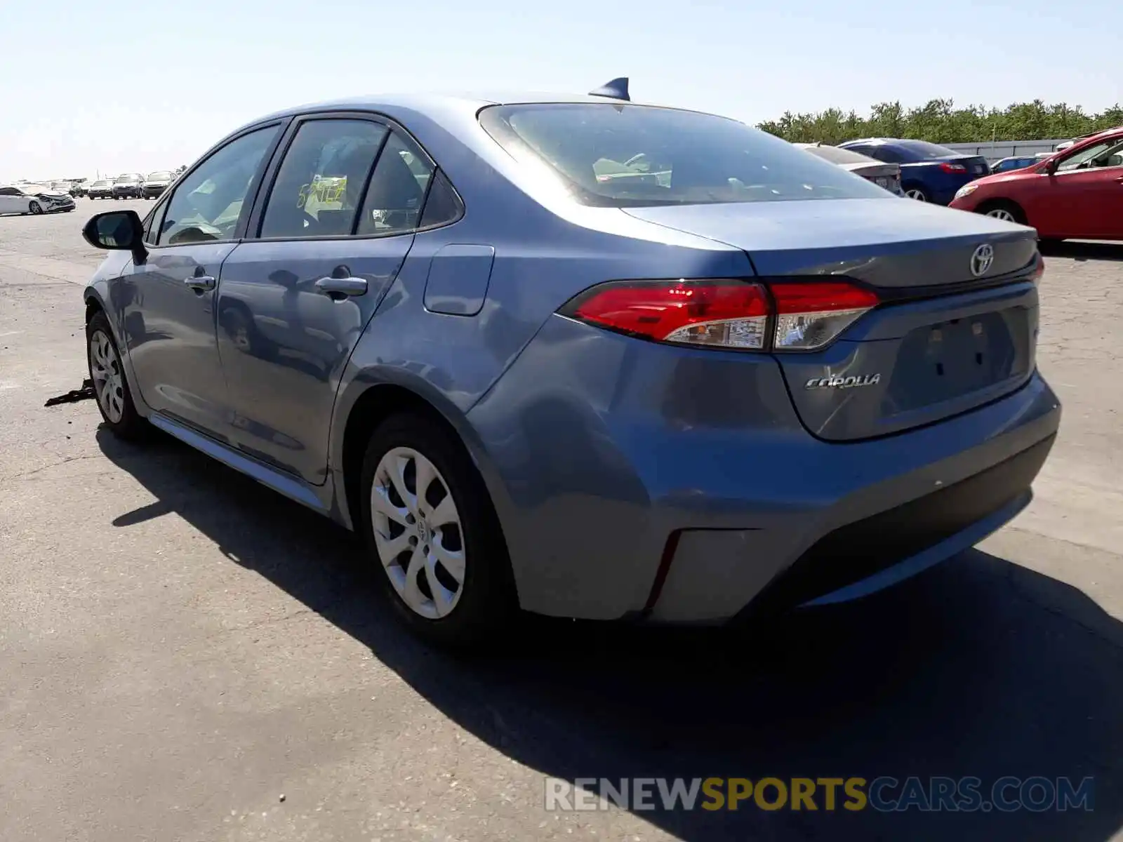 3 Photograph of a damaged car JTDEPRAE5LJ022638 TOYOTA COROLLA 2020