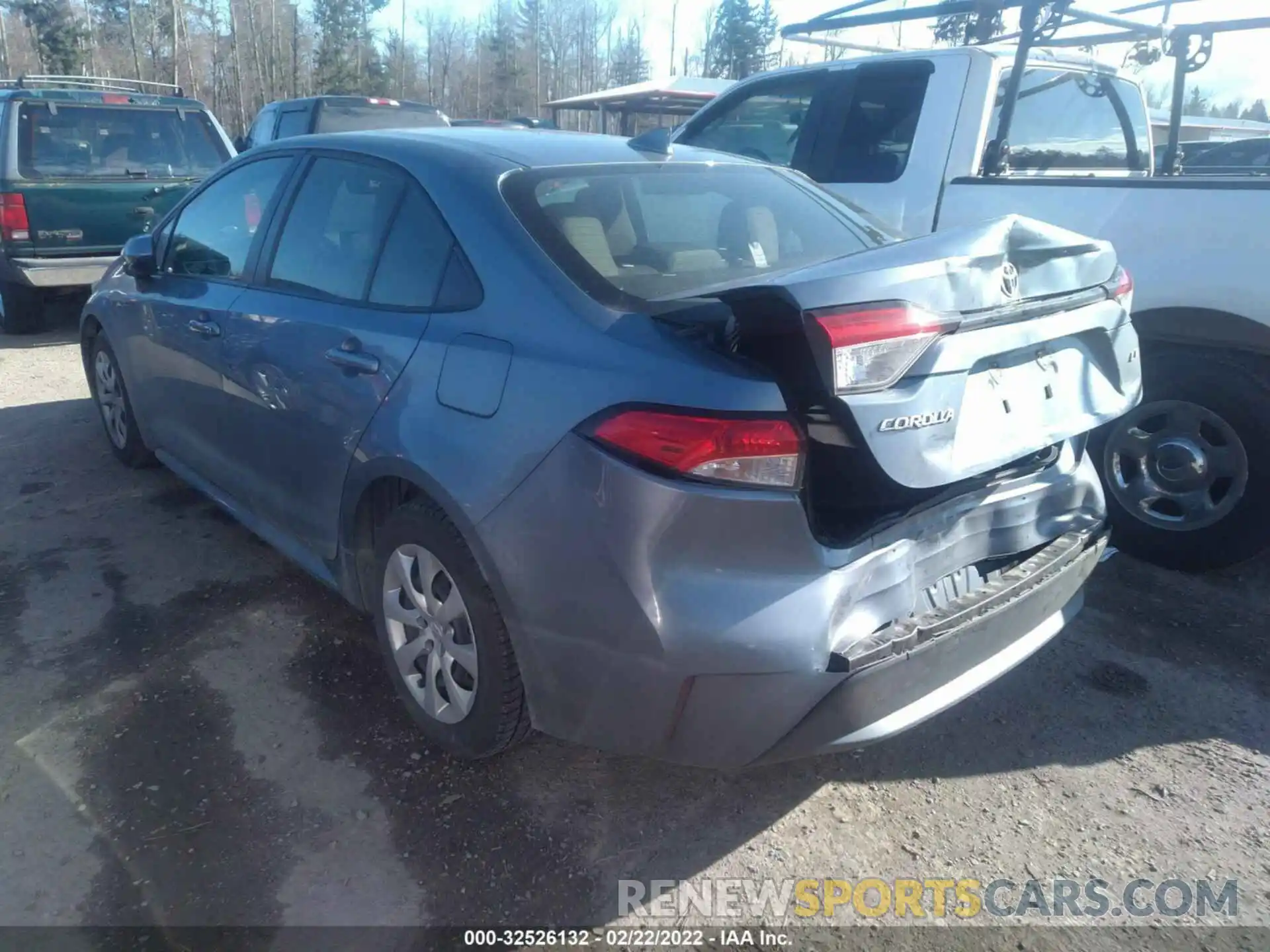 3 Photograph of a damaged car JTDEPRAE5LJ022719 TOYOTA COROLLA 2020