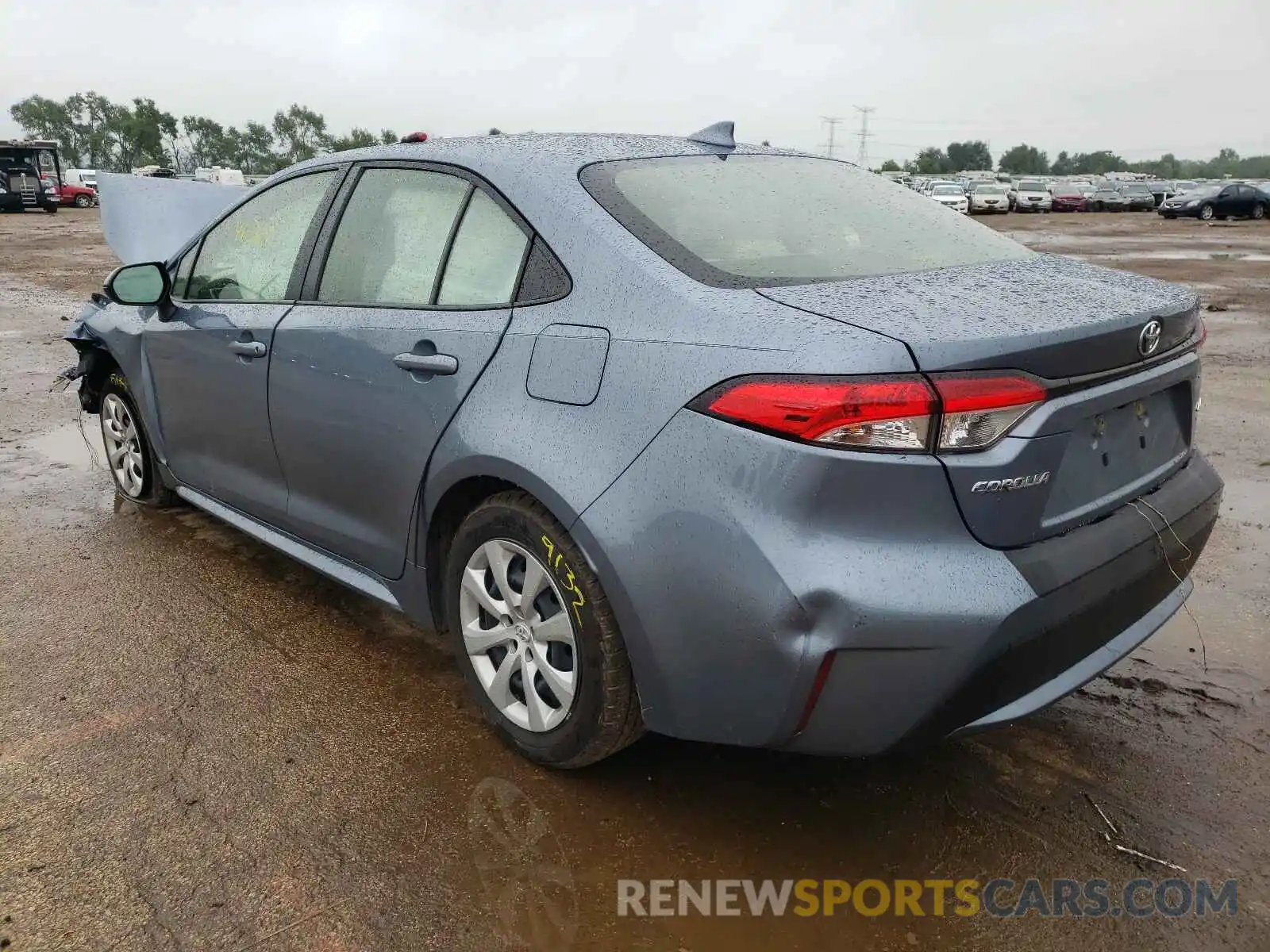 3 Photograph of a damaged car JTDEPRAE5LJ022767 TOYOTA COROLLA 2020