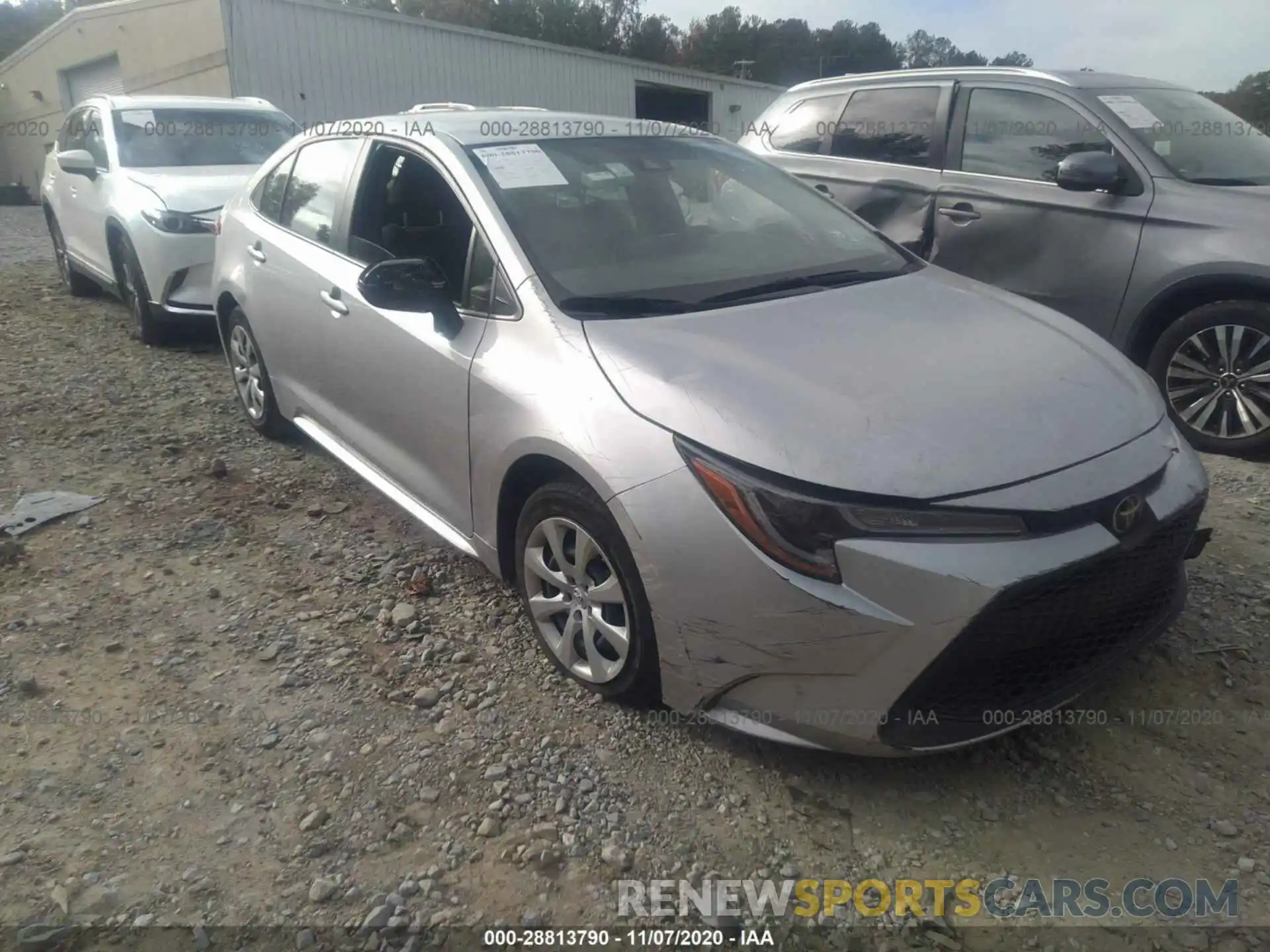 1 Photograph of a damaged car JTDEPRAE5LJ022896 TOYOTA COROLLA 2020