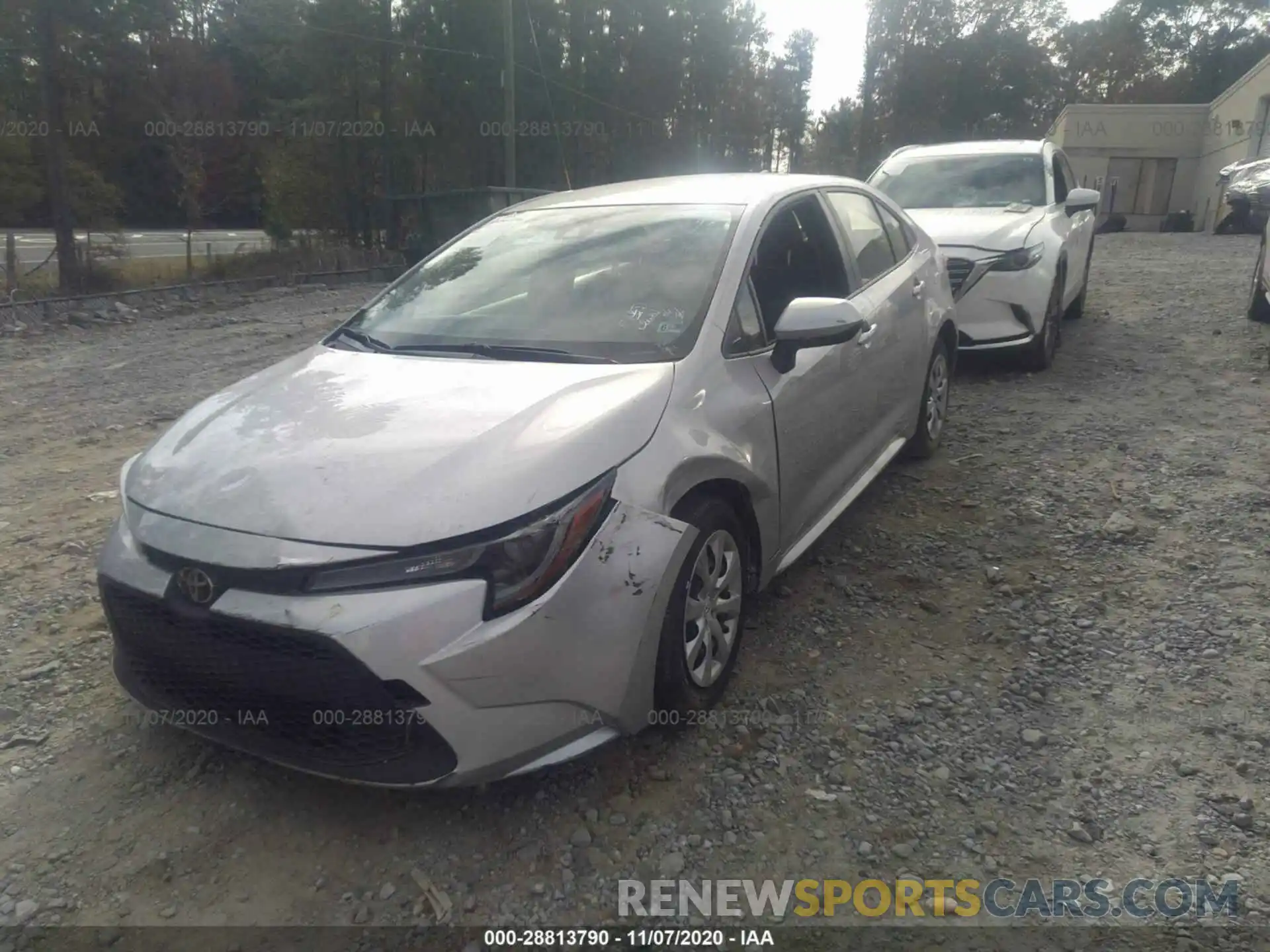 2 Photograph of a damaged car JTDEPRAE5LJ022896 TOYOTA COROLLA 2020