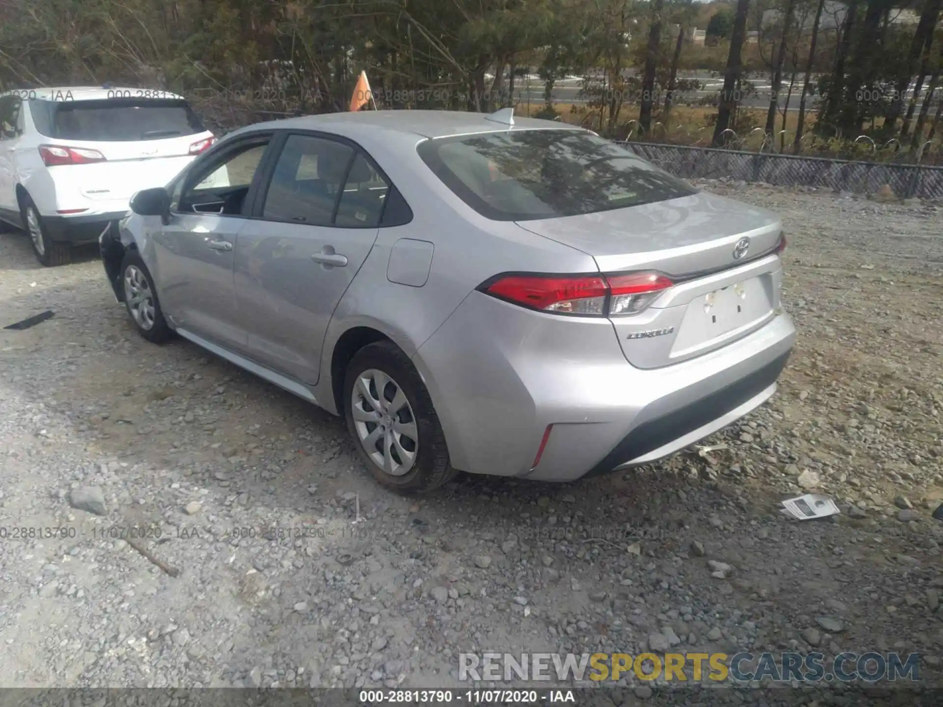 3 Photograph of a damaged car JTDEPRAE5LJ022896 TOYOTA COROLLA 2020