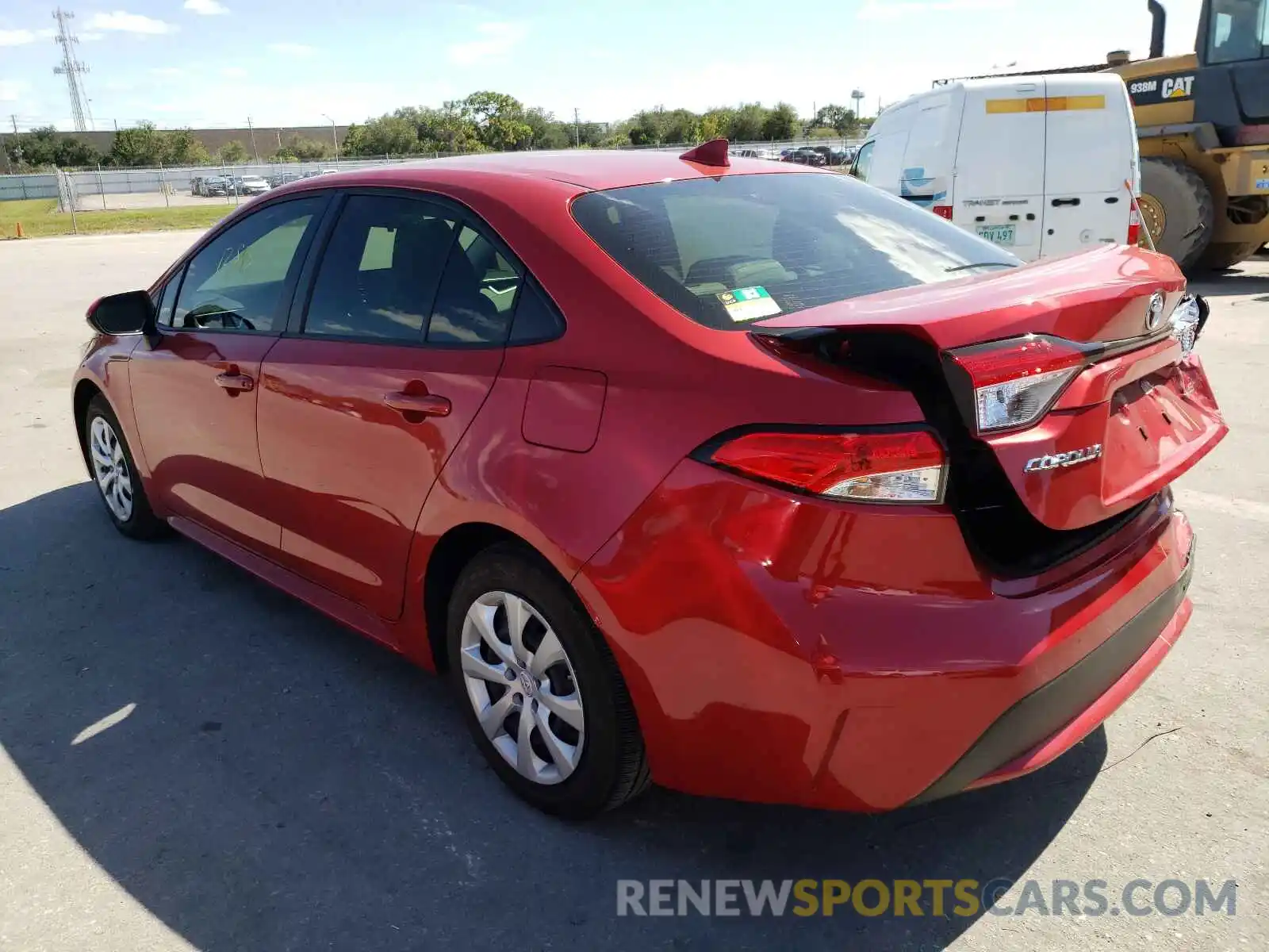 3 Photograph of a damaged car JTDEPRAE5LJ022994 TOYOTA COROLLA 2020