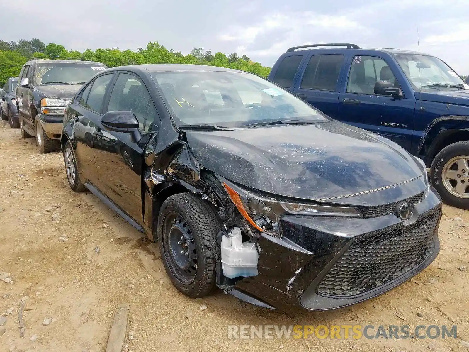 1 Photograph of a damaged car JTDEPRAE5LJ023434 TOYOTA COROLLA 2020