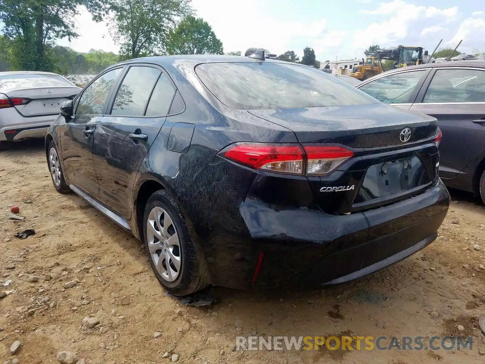 3 Photograph of a damaged car JTDEPRAE5LJ023434 TOYOTA COROLLA 2020