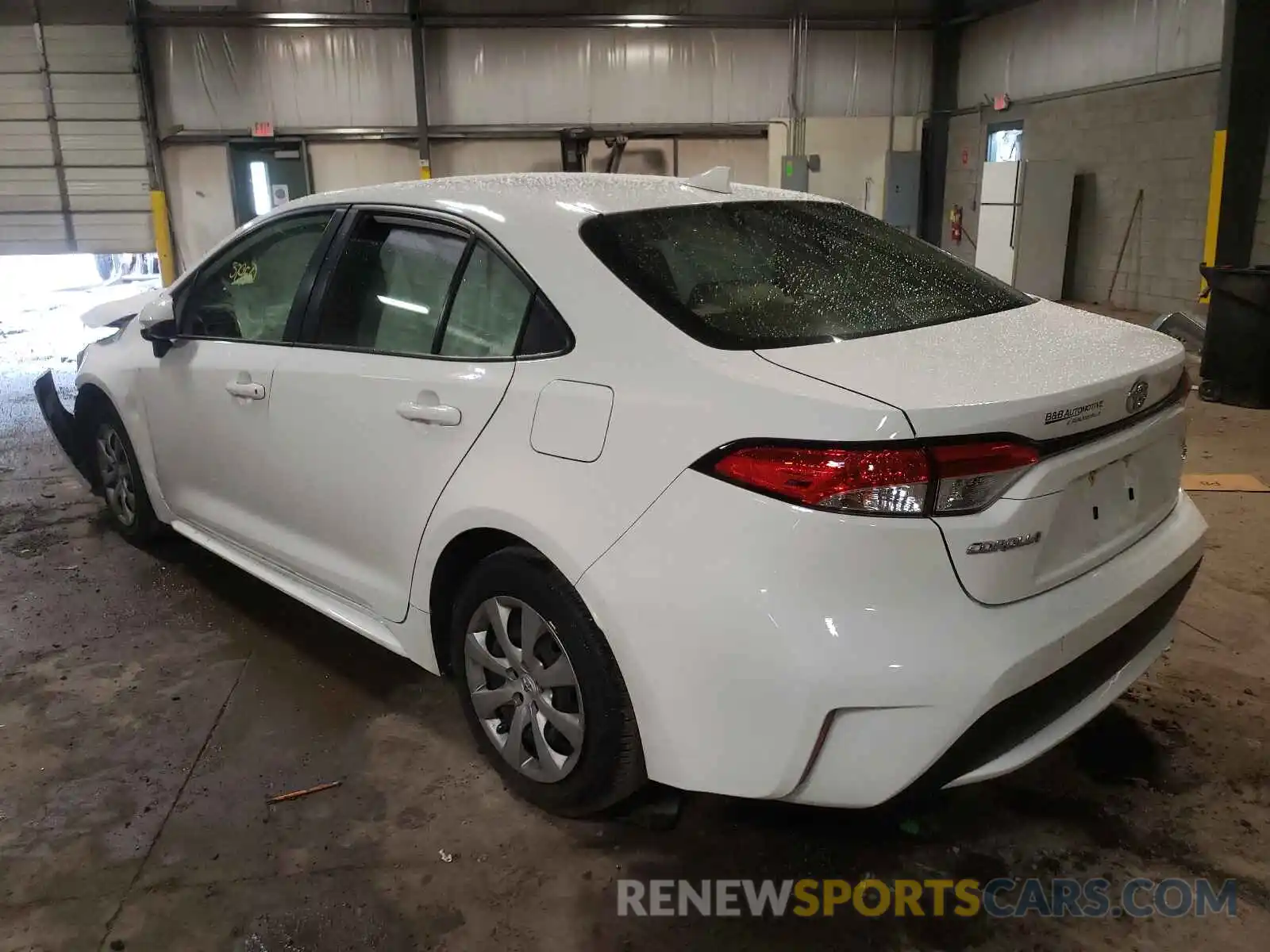 3 Photograph of a damaged car JTDEPRAE5LJ023675 TOYOTA COROLLA 2020