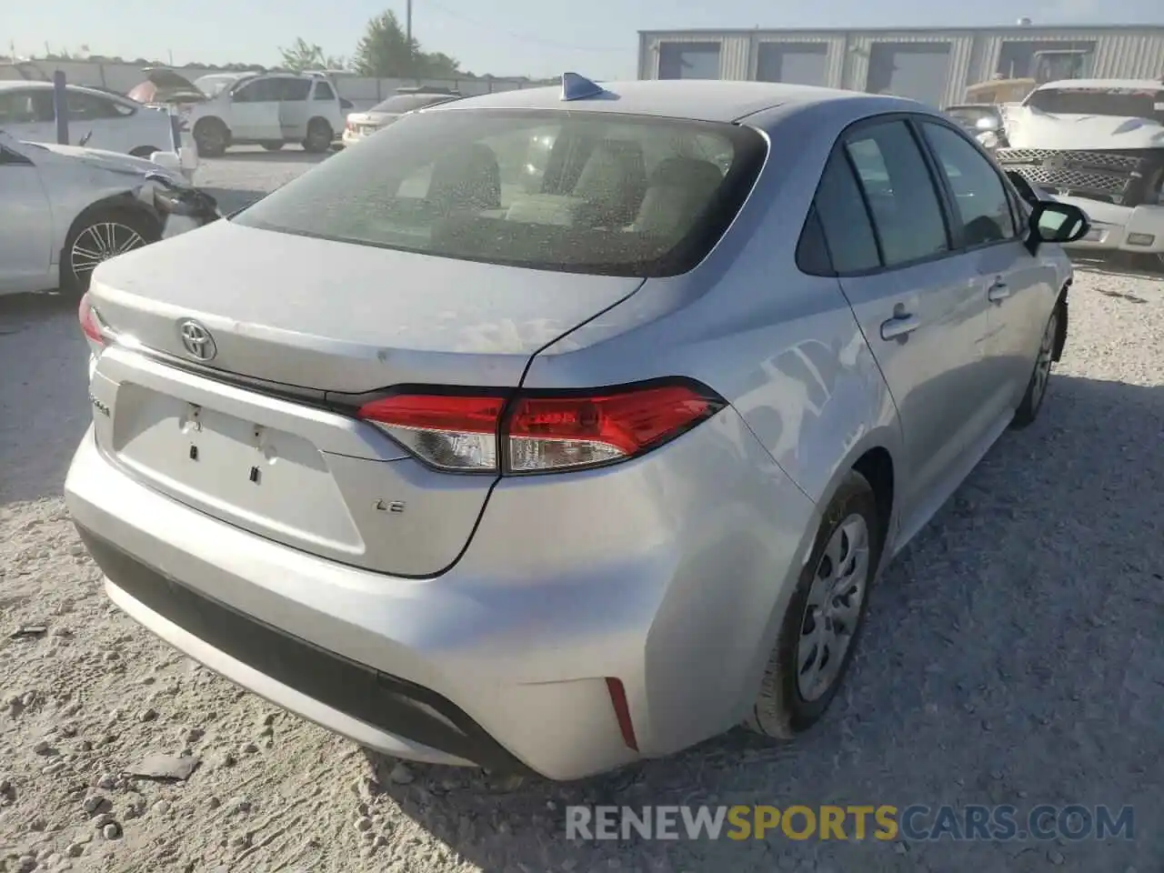 4 Photograph of a damaged car JTDEPRAE5LJ023773 TOYOTA COROLLA 2020