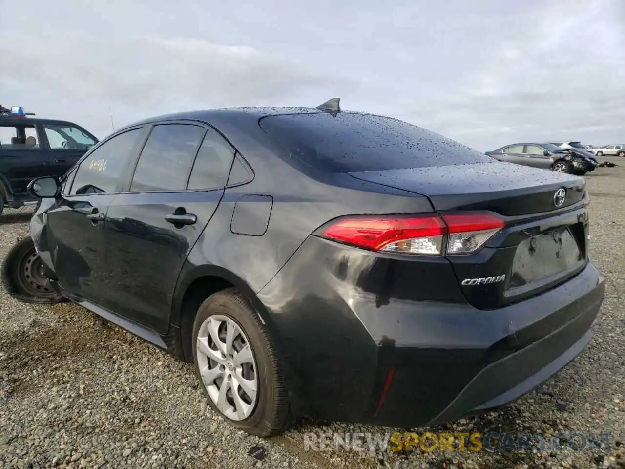 3 Photograph of a damaged car JTDEPRAE5LJ023871 TOYOTA COROLLA 2020