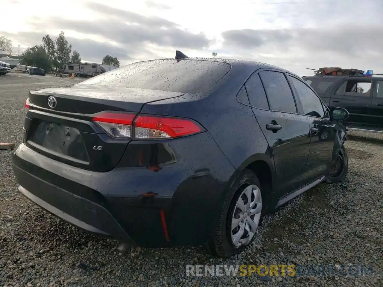 4 Photograph of a damaged car JTDEPRAE5LJ023871 TOYOTA COROLLA 2020