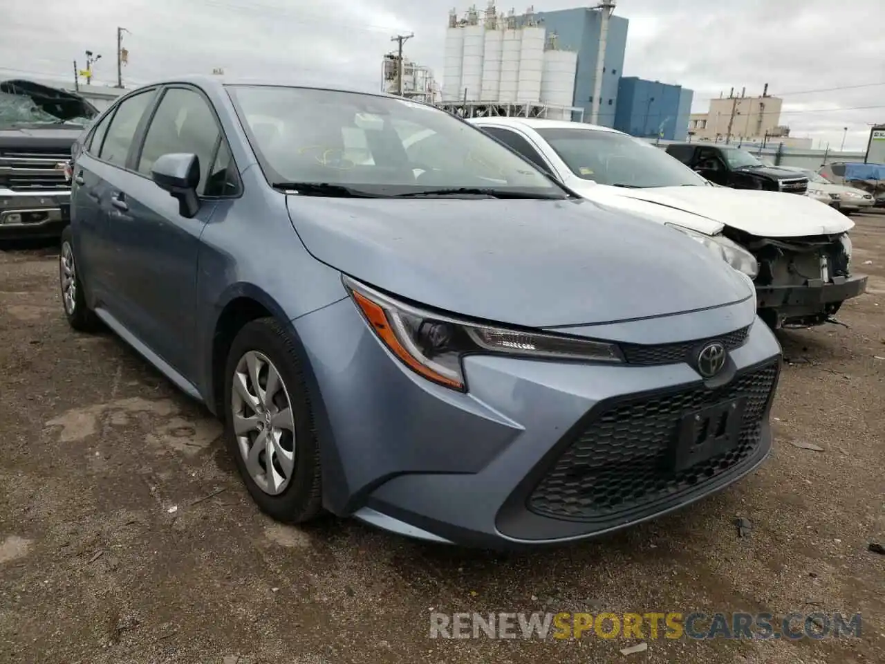 1 Photograph of a damaged car JTDEPRAE5LJ024065 TOYOTA COROLLA 2020