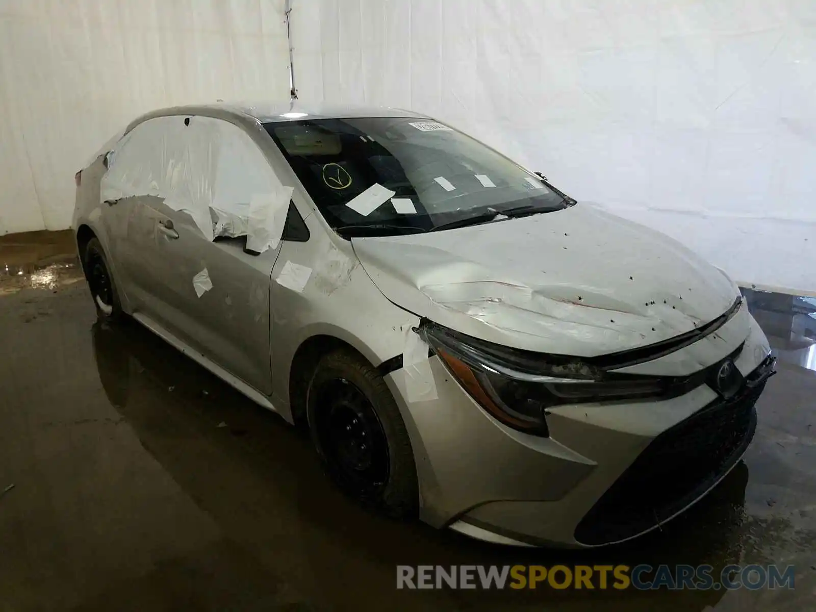 1 Photograph of a damaged car JTDEPRAE5LJ024227 TOYOTA COROLLA 2020