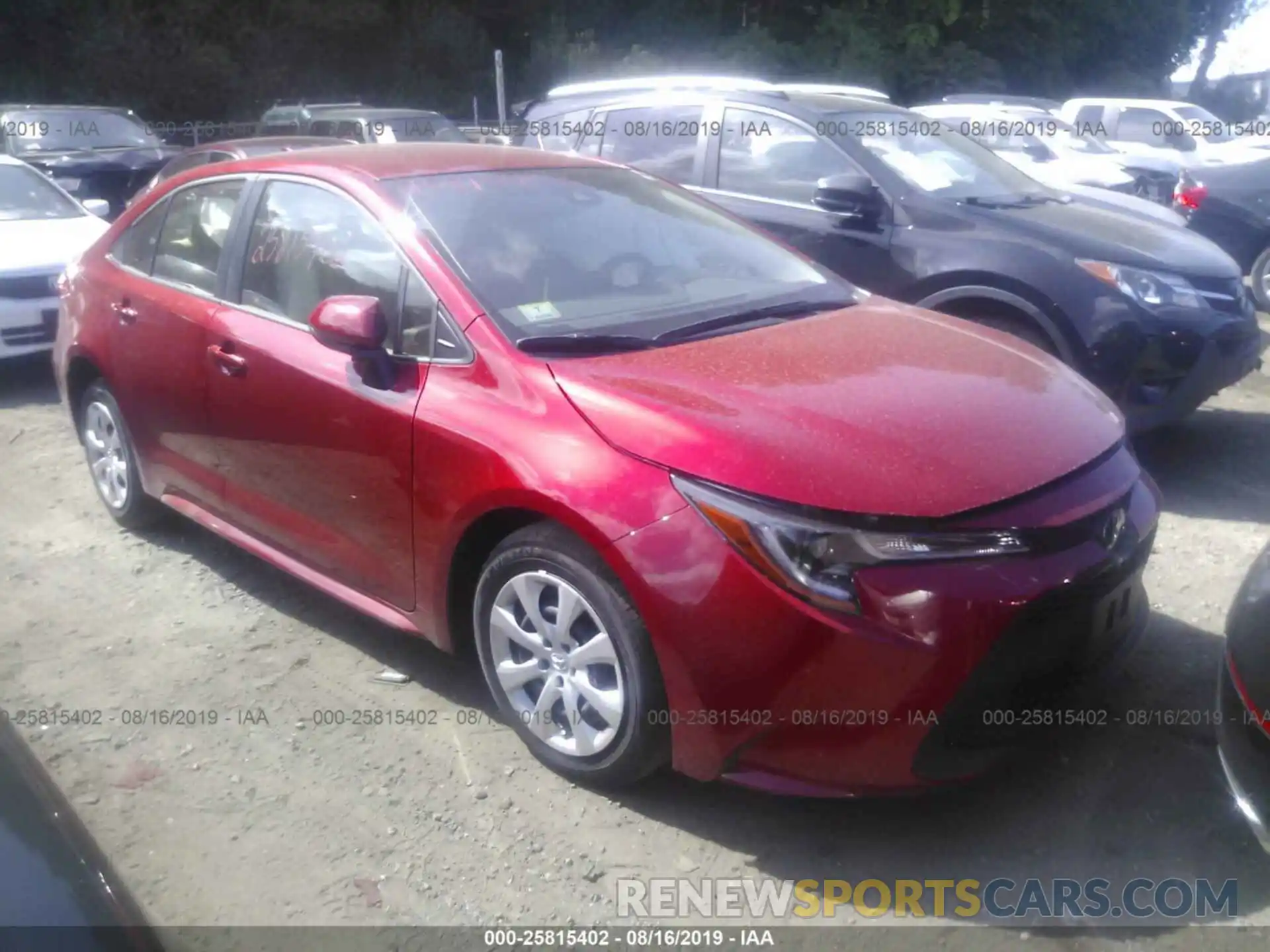 1 Photograph of a damaged car JTDEPRAE5LJ024518 TOYOTA COROLLA 2020