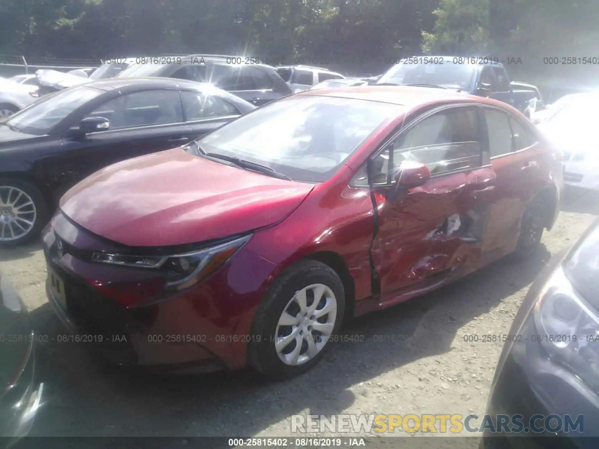 2 Photograph of a damaged car JTDEPRAE5LJ024518 TOYOTA COROLLA 2020