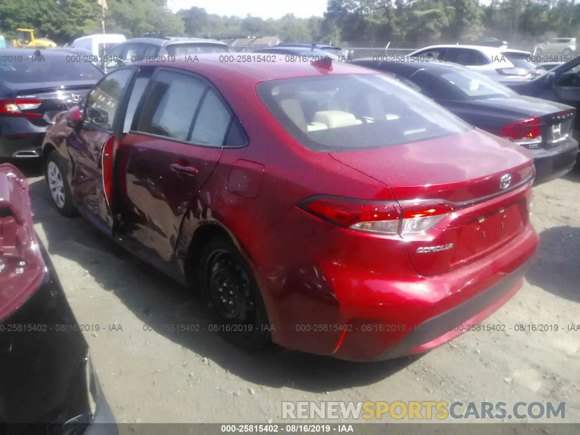 3 Photograph of a damaged car JTDEPRAE5LJ024518 TOYOTA COROLLA 2020