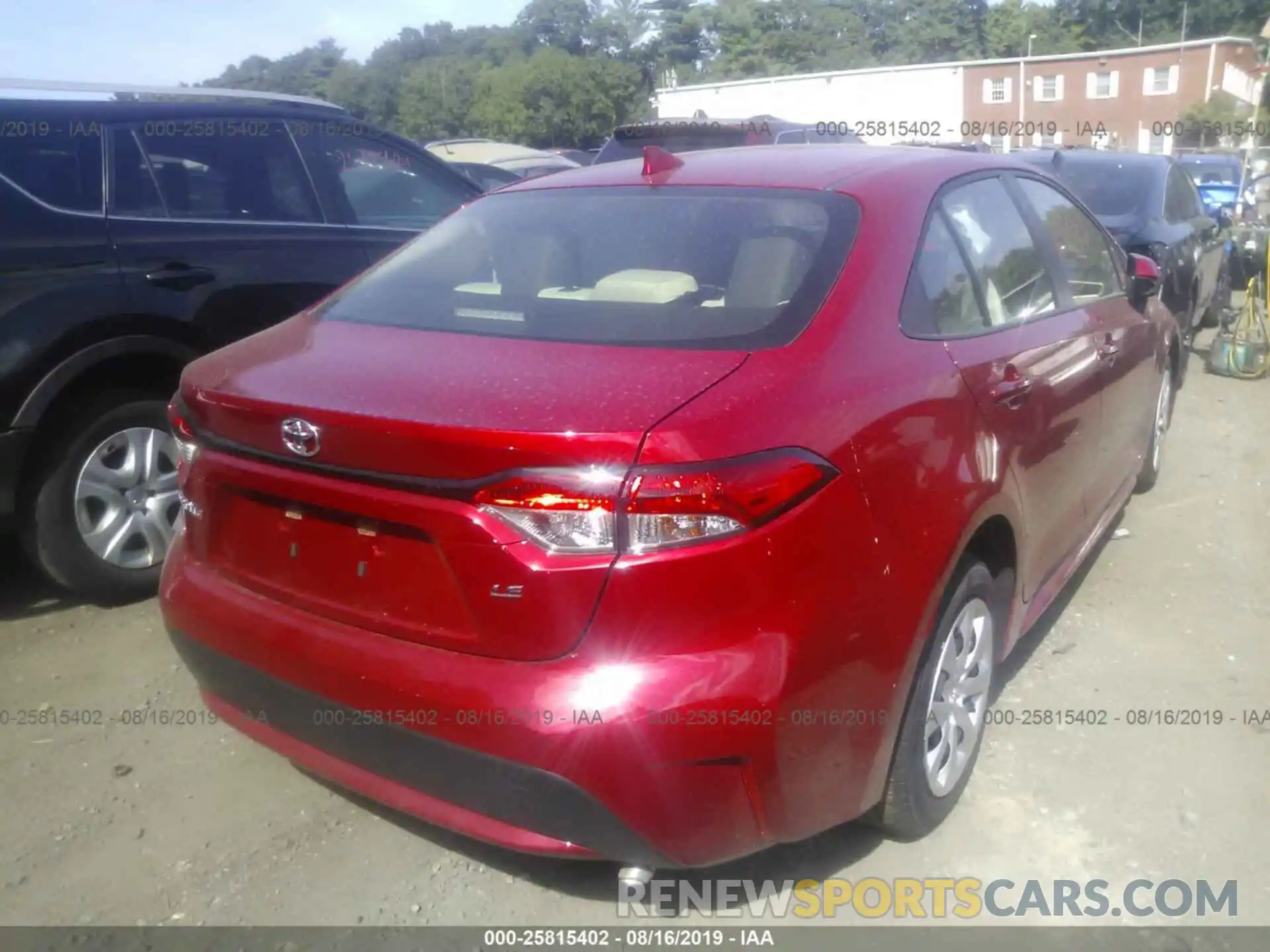 4 Photograph of a damaged car JTDEPRAE5LJ024518 TOYOTA COROLLA 2020