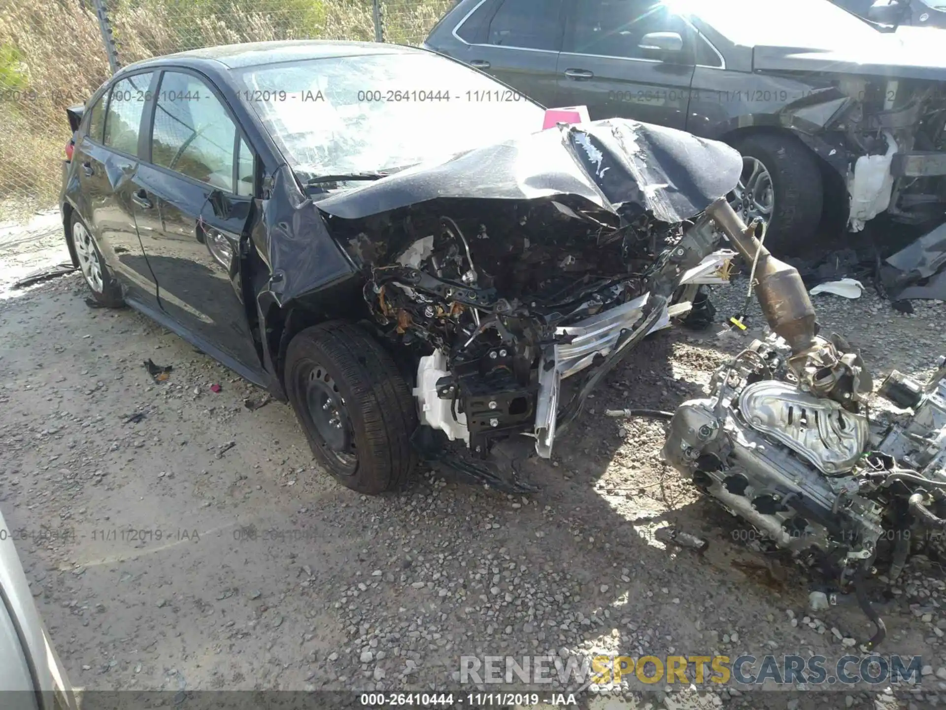 1 Photograph of a damaged car JTDEPRAE5LJ024552 TOYOTA COROLLA 2020